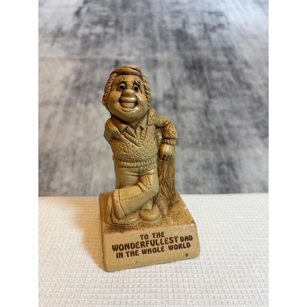 Vintage Paula 1974 Figurine Wonderfullest Dad in the Whole World W-358 USA Made